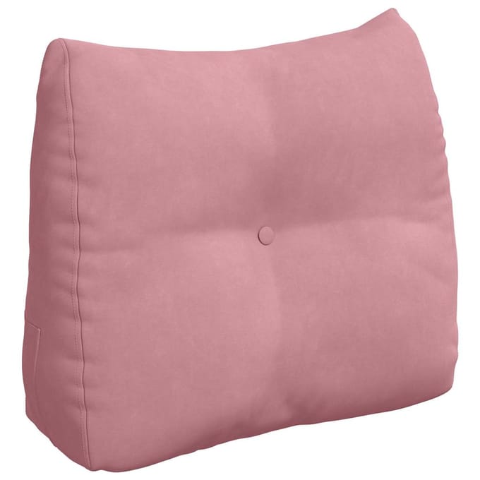 vidaXL - Rugkussen - Roze - 60 - x - 24 - x - 50 - cm - Fluweel