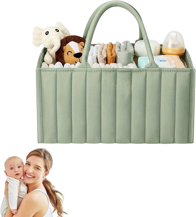 Luier Caddy Organizer – Stijlvolle Opberger voor Baby Essentials