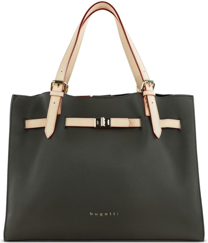 bugatti Handtas Schoudertas Ella Shoulderbag Olive Olijfgroen