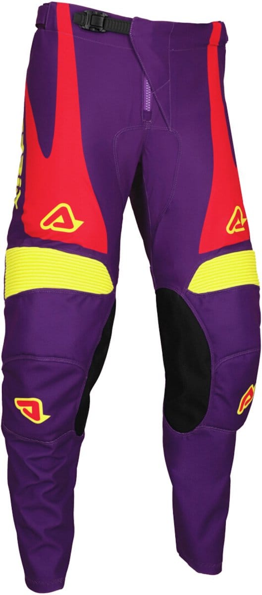 Acerbis MX-Track Askar Violet Gele Crossbroek - Broek