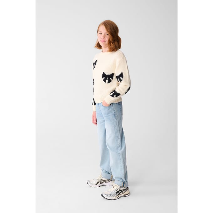 Shoeby Gam-sbfun Bow Knit Offwhite Größe: 122/128 | Strickjacken Outlet | kids | Weiß