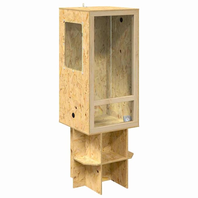 vidaXL Terrarium Bruin 50 x 50 x 150 cm OSB