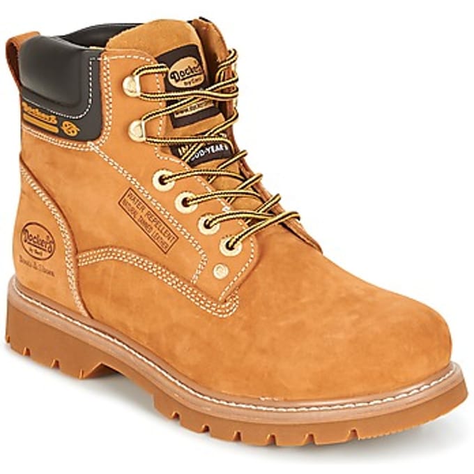 Dockers by Gerli heren leren veterschoenen 23DA004-300910 laarzen bruin