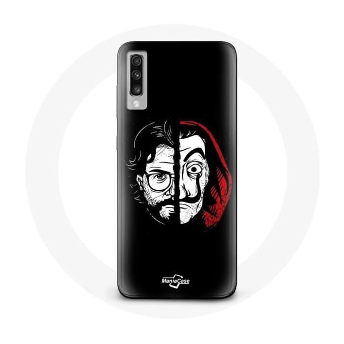 Coque - La casa de papel - Samsung Galaxy A50 - Souple - Noir - Mixte
