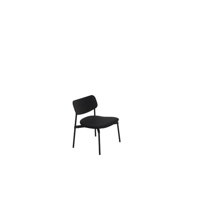 Petite Friture Fromme Houten Loungestoel Gestoffeerd - leer