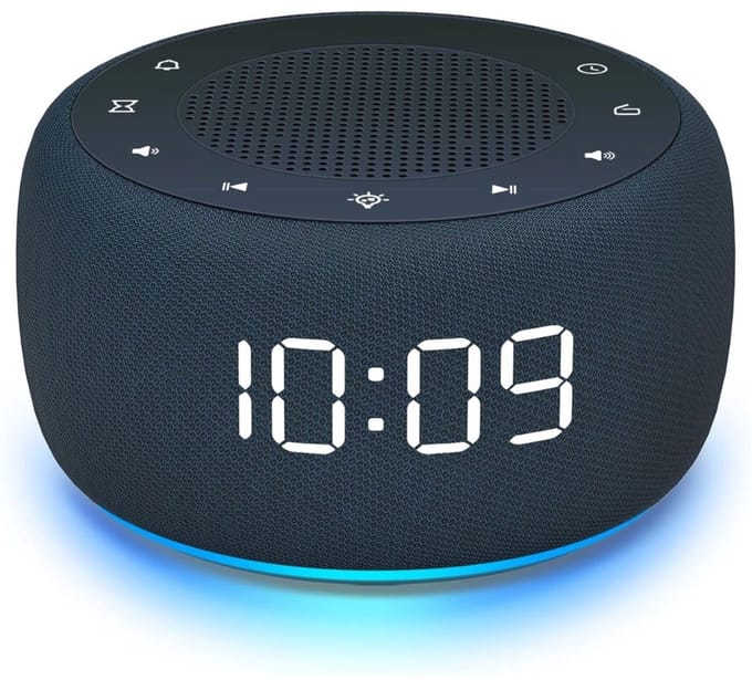 Digitale Wekker - Wekkerradio - Reiswekker - Donkerblauw