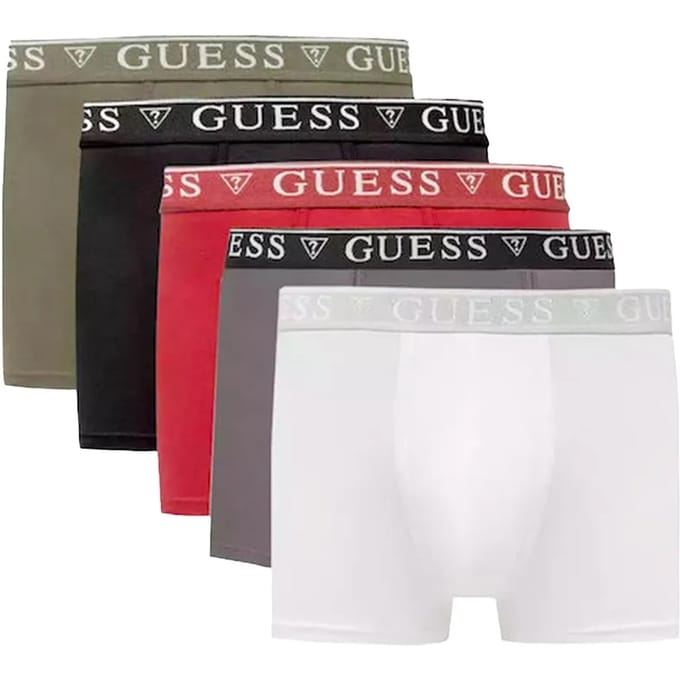 Guess heren stretch boxershorts (5 stuks)