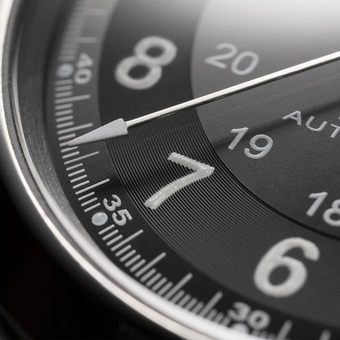 Hamilton Khaki King automatisch H64455533 herenhorloge zwart