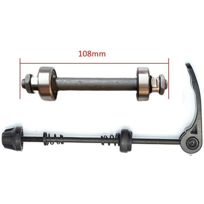 Outils de rechange en acier à libération rapide avec 2 roulements Front black