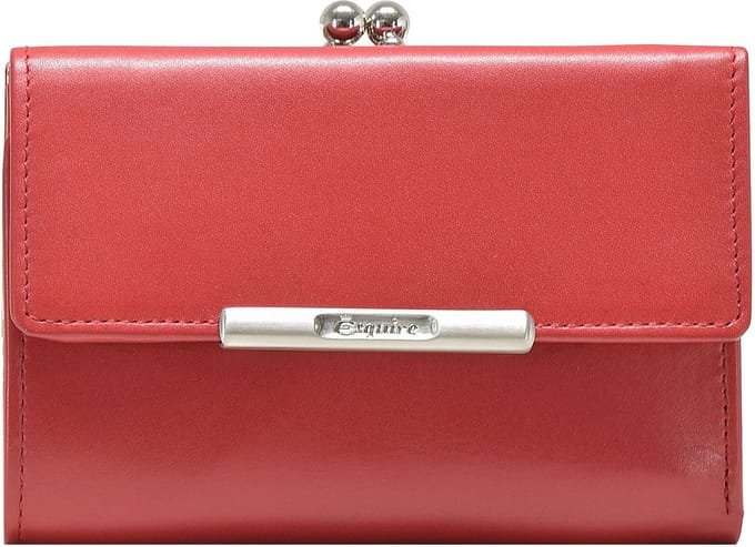 Esquire Helena Portemonnee Leer 12 cm - Dames - Horizontaal - rot