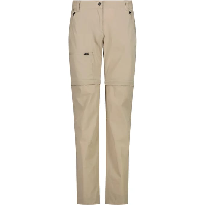 Dames Stretch Zip Wandellbroek met Cargozakken CMP