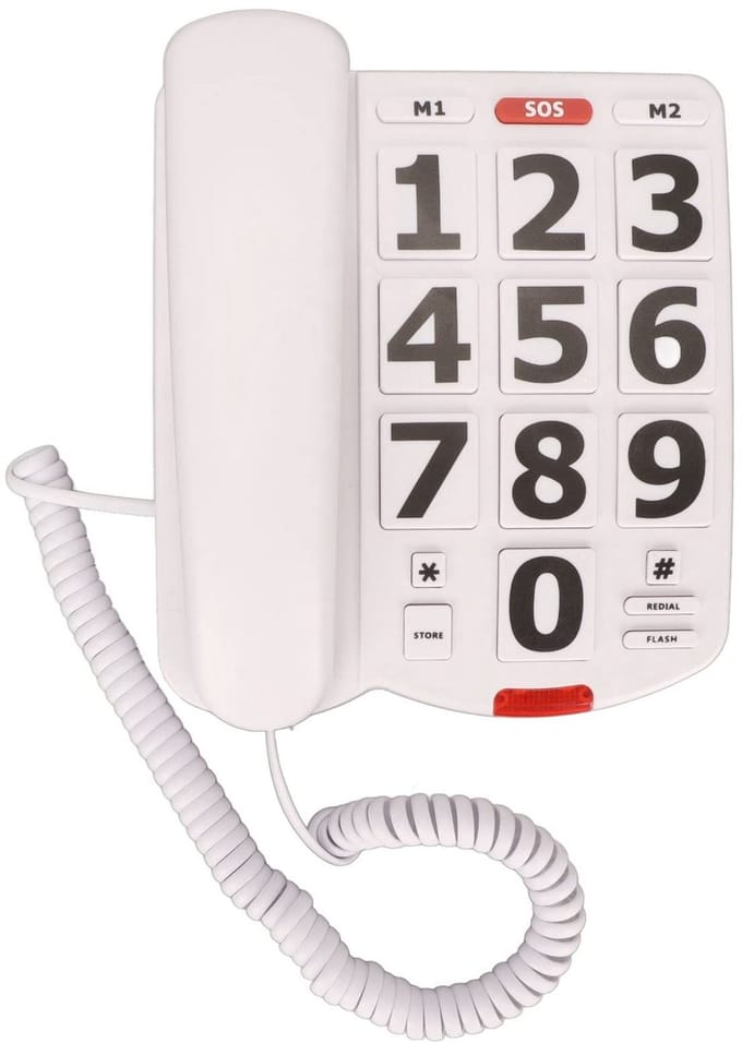 Dailygoods- Vaste Telefoon met Grote Knoppen - Vaste Telefoon voor