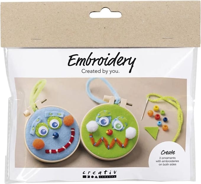 CC Mini Hobbyset Borduren Gezichtjes
