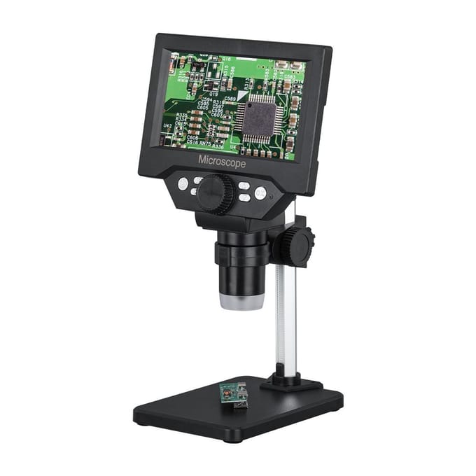 Microscope électronique à écran LCD de 5,5 pouces Microscopes industriels de 10 mégapixels Électronique numérique multicolore