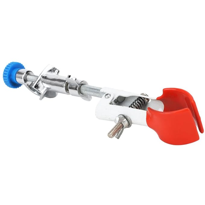 Laboratoire Réglable Condenseur de Flacon Pince Tube à Essai Direction Modifiable red