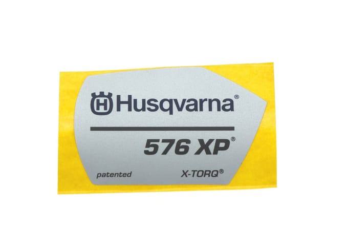 Husqvarna 576xp starterkap sticker