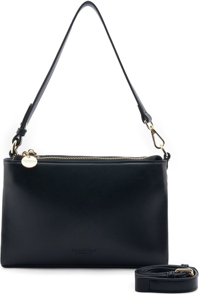 SEIDENFELT MANUFAKTUR schoudertas Ryd Shoulderbag Black zwart
