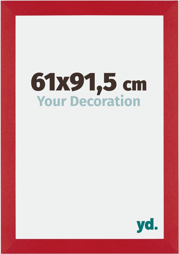 Your Decoration - Fotolijst 61x91,5 cm - MDF - Rood - Mura