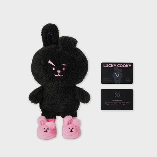 BT21 LUCKY COOKY Poupée Édition Noire black