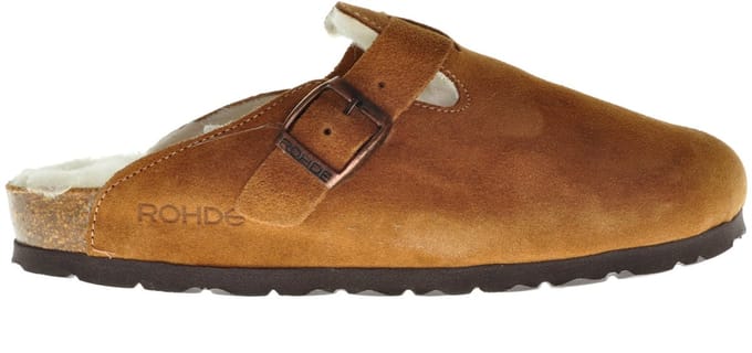 Rohde Camel Pantoffel Suède