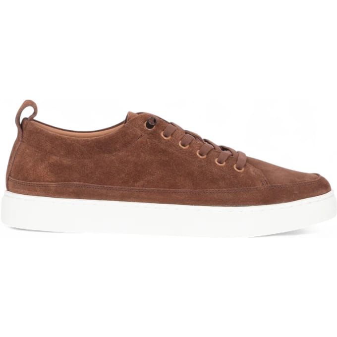 Justin Reess Heren Sneakers van bruin suède leer - Josh