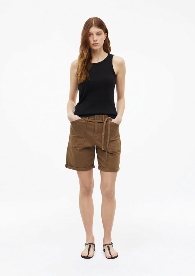 Jeans mid rise Wide Leg dames s.Oliver Suri Garment Dye