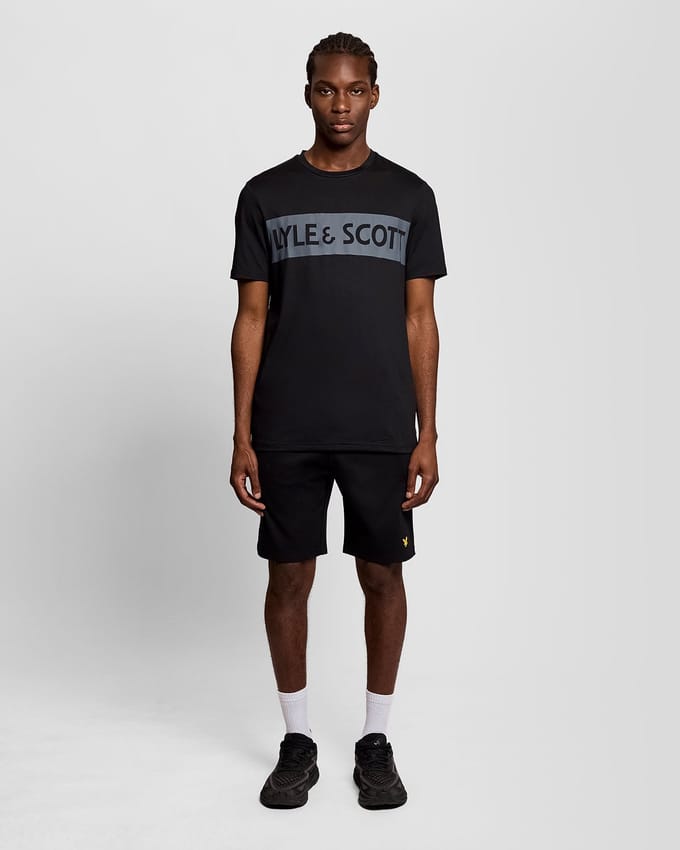Sport T-shirt met borstlogo
