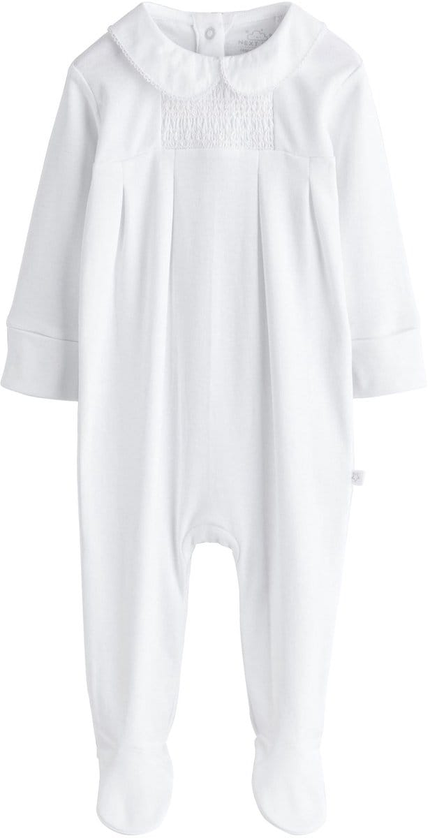 Next - Jongens - Babypyjama met kraag - Wit