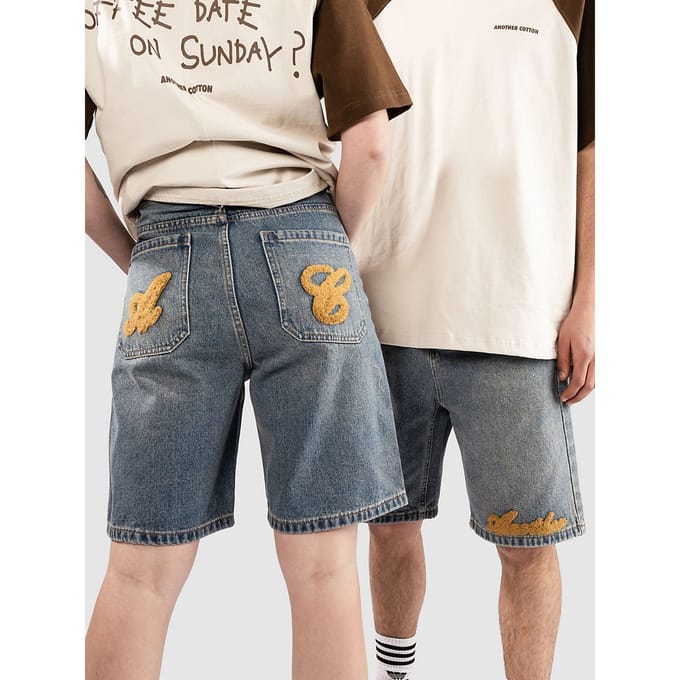 Another Cotton Lab Acl Logo Korte Broek blauw