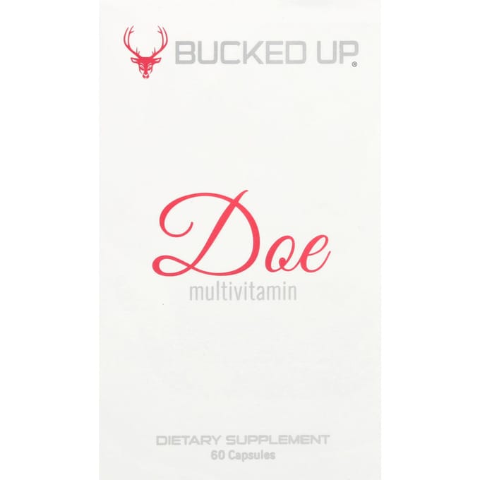 Bucked Up, multivitamine, 60 capsules