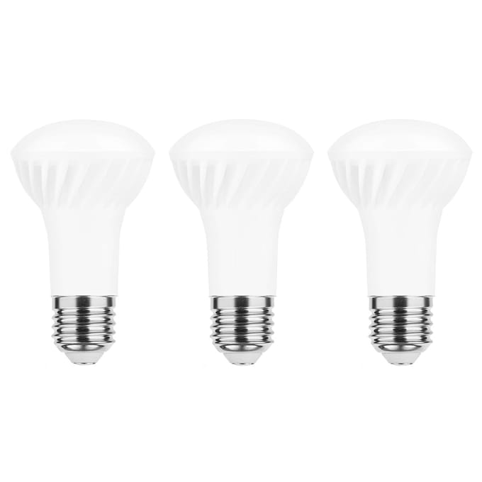 Modee E27 LED Reflectrorlamp 7W - 500lm - 6000K - Daglicht Wit - LED Spot Lamp R63 - Vervangt 42W Gloeilamp - 3 stuks