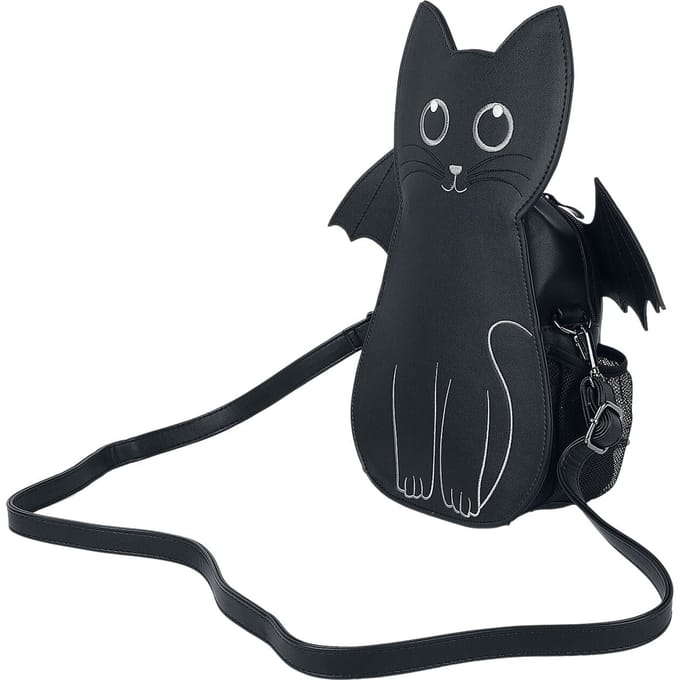 Banned - Gothic Rugtas - Wendigo - voor Vrouwen - zwart-wit