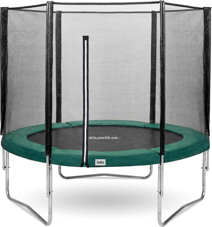 Ronde Trampoline - Springkussen Buiten - Buiten Spelen - Gegalvaniseerd Stalen Frame - 183 cm Diameter - Groen