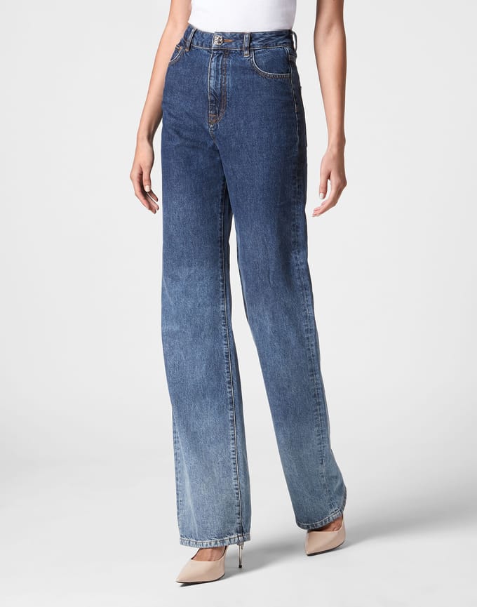 Jeans Met Wijde Pijpen