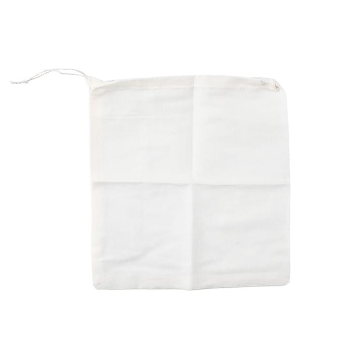Sacs filtrants à cordon, sacs filtrants à épices multifonctionnels de capacité moyenne pour la cuisson et le filtrage white