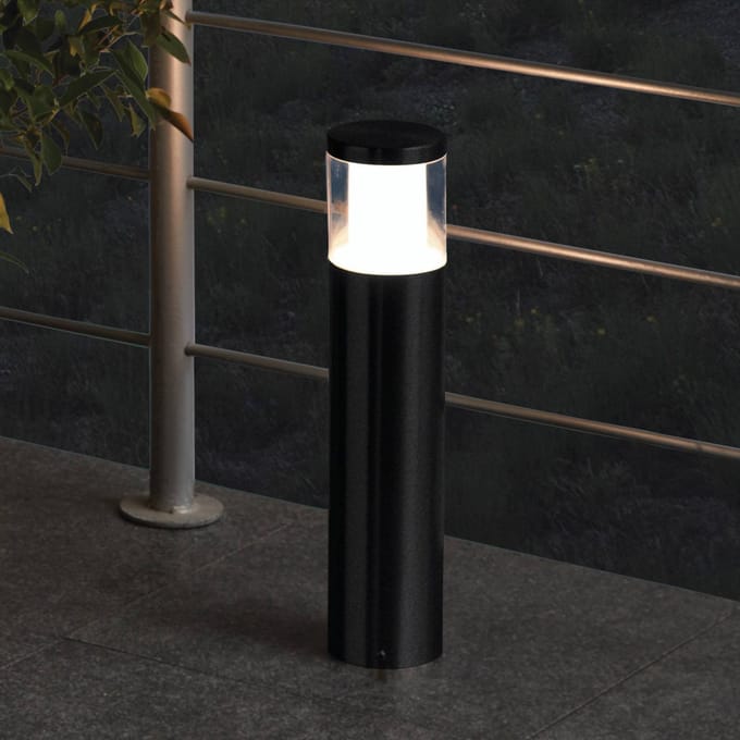 EGLO connect.z Basalgo-Z Smart Sokkellamp Buiten- E27 - 45 cm - Zwart|Wit - Instelbaar RGB & wit licht - Dimbaar - Zigbee