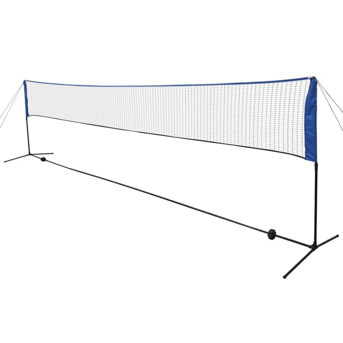 vidaXL - Badmintonnet - met - shuttles - 600 - x - 155 - cm