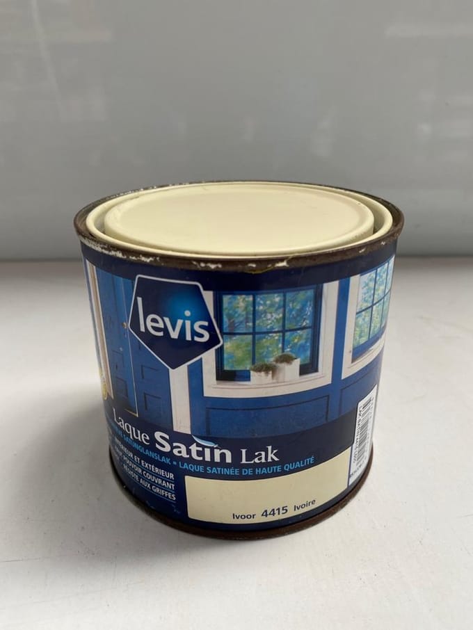 Levis SatijnglansLak Hout 0.5L | Ivoor 4415