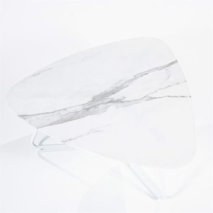 Salontafel Neno 95x85cm - wit