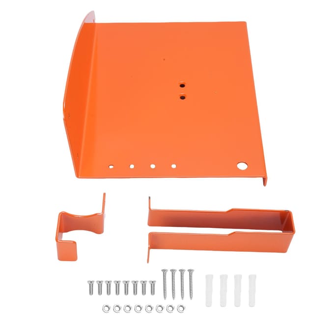 Support de tronçonneuse Adapté pour MS250 MS251 MS170 MS171 MS172 Tronçonneuse Montage mural Robuste Étagère râtelier pour scie orange