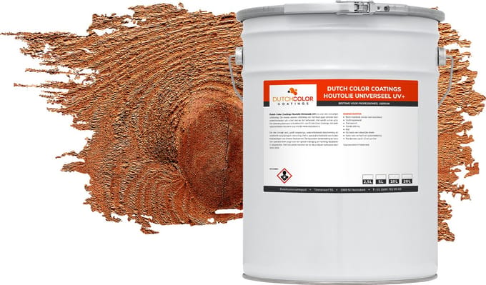 DCC Houtolie Universeel UV+ - 20L - Teak