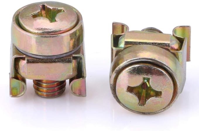 Kroonmoer Set - Kroonschroeven - Bevestigen - Koolstofstaal - 1000 stuks - Nikkel