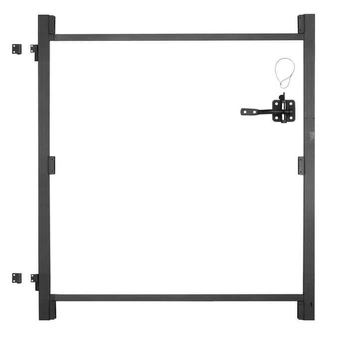 Kit de construction de portail pour ouvertures de 40 à 72 pouces de large Clôture de 4 à 5 pieds de haut
