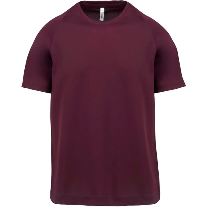 PROACT® Functioneel Kindersportshirt PA445 - Wine - 10/12 years (10/12 ans)