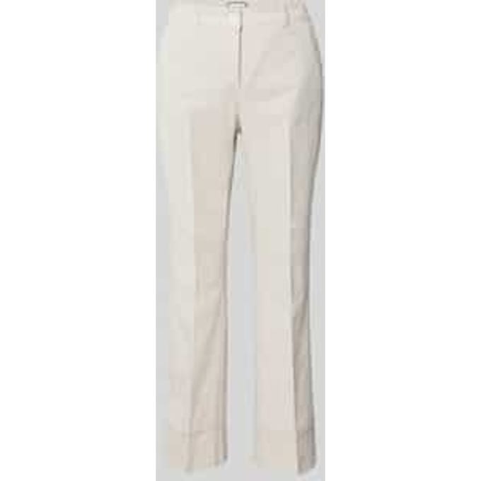 Flared cut broek met persplooien, model 'MINESSE'