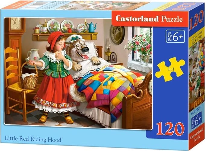 Castorland Little Red Riding Hood & The Wolf Puzzle - 120 Pieces - 6+ Years 2D Puzzels