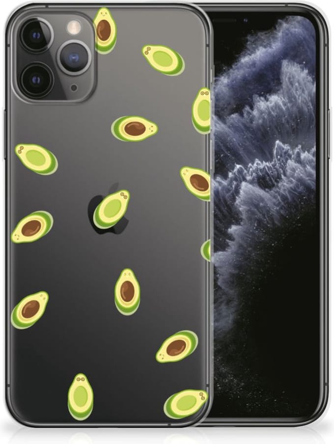 Apple iPhone 11 Pro Siliconen Case Avocado