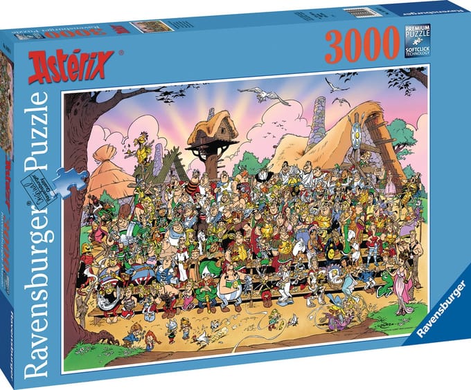 Ravensburger puzzel Astérix & Obélix - 3000 stukjes - stripfiguren.