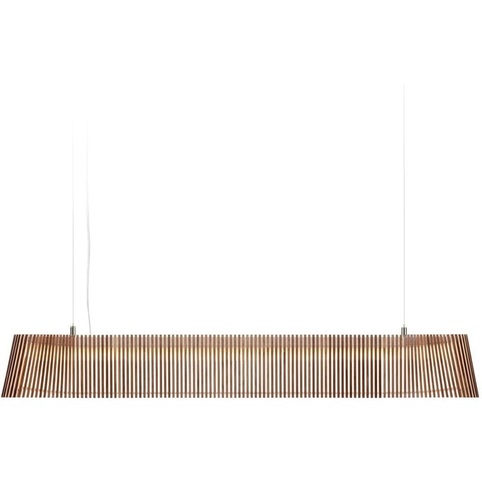 Secto - Owala 7000 pendellamp - walnotenhout - bruin