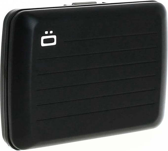 Ögon Designs Stockholm V2.0 RFID Creditcardhouder - Aluminium - Zwart